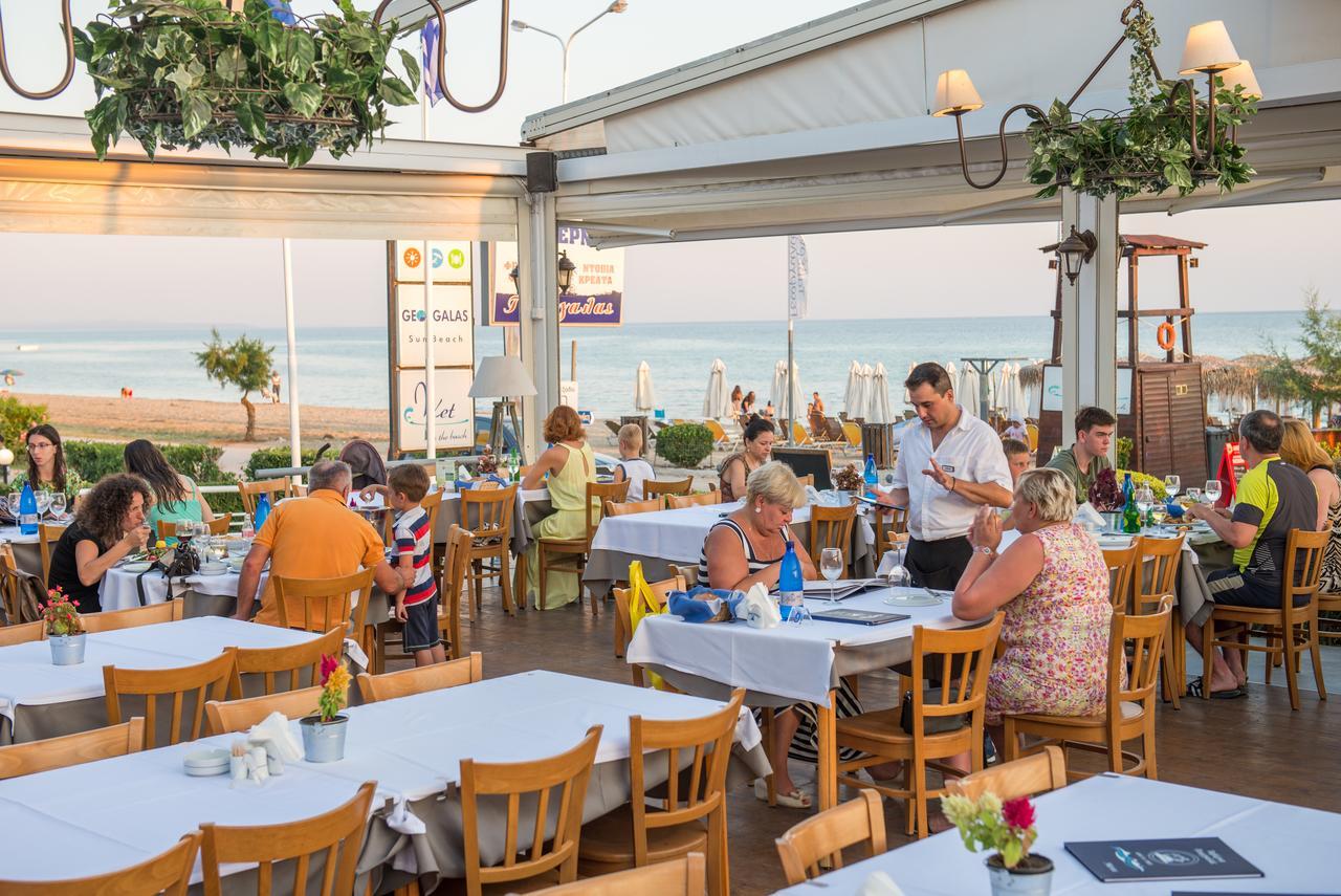 Georgalas Sun Beach Rooms Nea Kallikrateia Exterior foto